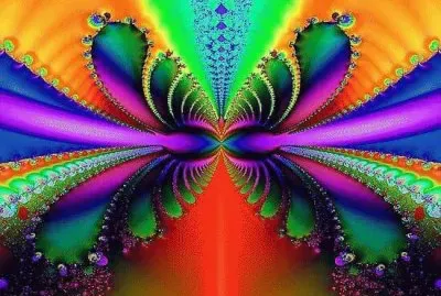 Colored jigsaw puzzle