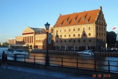GebÃ¤ude am Fluss Danzig