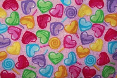 Colorful Hearts and Lollipops