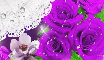 Vibrant Flowers and Lace jigsaw puzzle