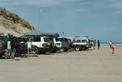 SUVs on the Beach, Goolwa, S.A