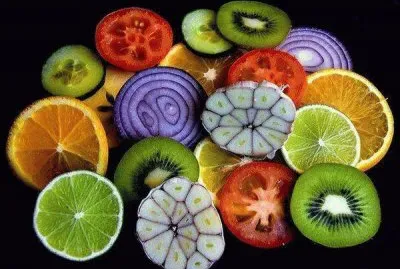 Frutos coloridos