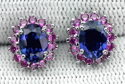 Purple and Blue Sapphire Earrings jigsaw puzzle
