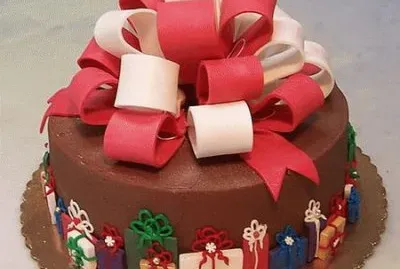 pastel de navidad