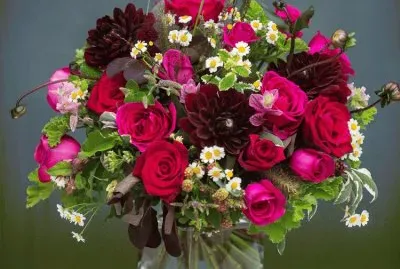 Romantic Autumn Flower Bouquet