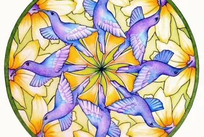 Hummingbird Mandala