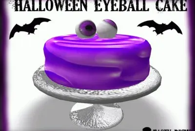 Halloween Eyeball Cake
