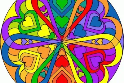 פאזל של Heart Mandala