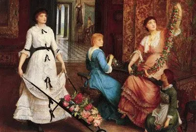 Charles Edward Halle - Preparing for the Ball