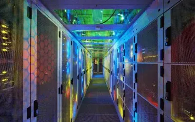 Rainbow hallway jigsaw puzzle