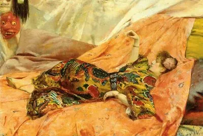 G. A. Rochegrosse, Portrait of Sarah Bernhard