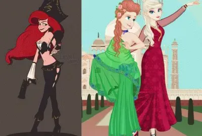 Ariel Anna Elsa