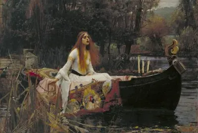 John William Waterhouse-The Lady of Shalott