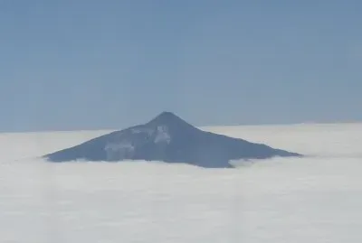 Teide desde un aviÃ³n