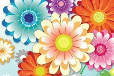 Colored Flowers jigsaw puzzle