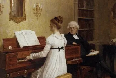 פאזל של E B Leighton - Singing to the Reverend
