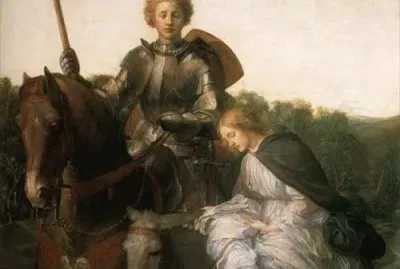 George Frederic Watts-Una and the Red Cross Knight