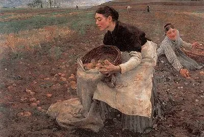 Jules Bastien-Lepage- October, Gathering Potatoes