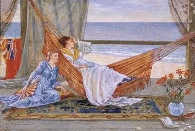 Walter Crane -In The Beach House