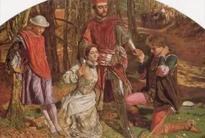 William H Hunt -Valentine Rescuing Sylvia from Proteus