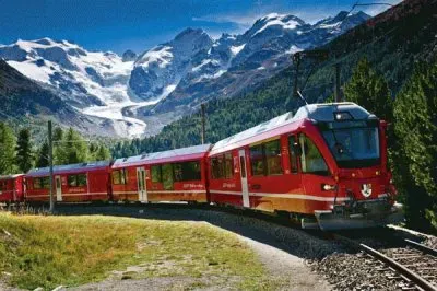 trenes y paisaje jigsaw puzzle