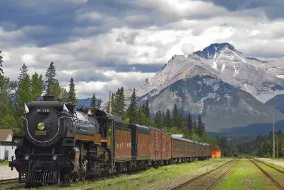 trenes y paisaje jigsaw puzzle