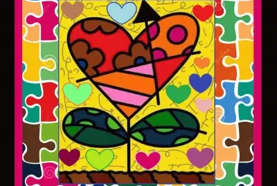 multicolor jigsaw puzzle