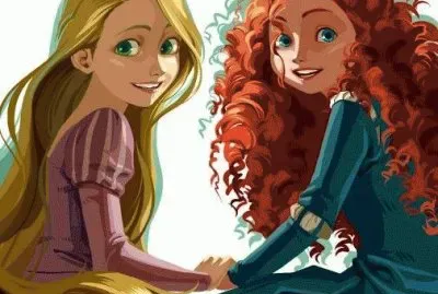 Rapunzel Merida