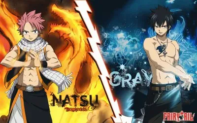 פאזל של Natsu and Gray 2