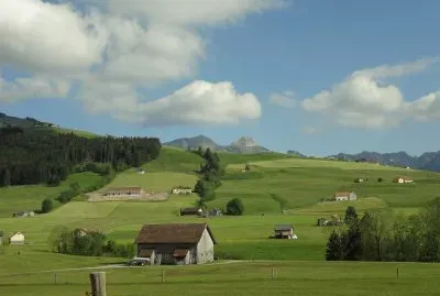 Apenzellerland blick zum SÃ¤ntis