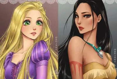 Rapunzel Pocahontas