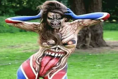 Body Paint - Iron Maiden