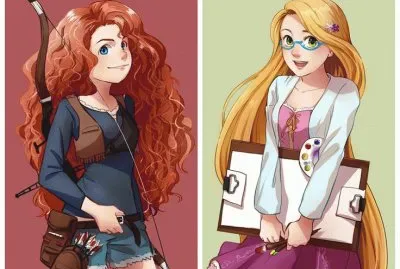 Merida Rapunzel