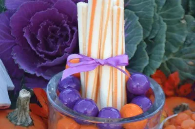 Autumn Dessert Table-Candy Sticks   Gum Balls jigsaw puzzle