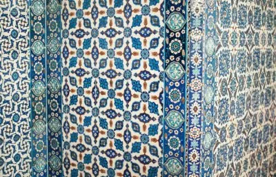 Tiles on Mosque walls