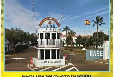 ACCESO A LA BASE AÃ‰REA- TALAVERA LA REAL (BADAJOZ)