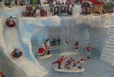 Cute Christmas Village Decorations jigsaw puzzle