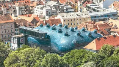 El Kunsthaus, en Graz, Austria jigsaw puzzle