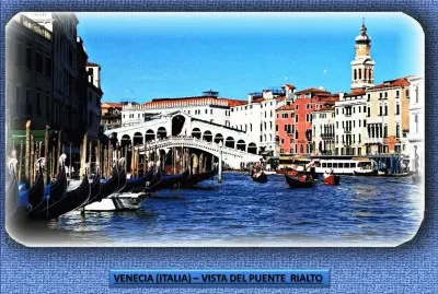 VENECIA (ITALIA) â€“ VISTA DEL PUENTE  RIALTO jigsaw puzzle