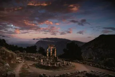 Santuario de Athena Pronaia en Delphi