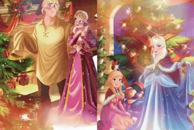 Kristoff Anna Elsa
