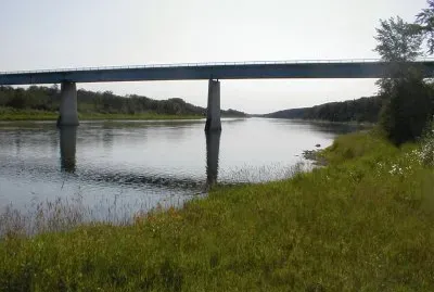 פאזל של Bridge over Saskatchewan River