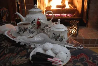 Cozy Fireside Tea jigsaw puzzle