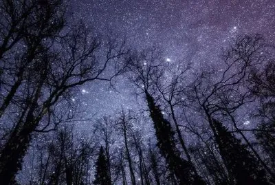 Noche estrellada en Finlandia