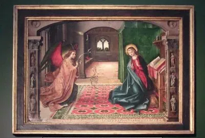 LA ANUNCIACION - PINTURA DE PEDRO BERRUGUETE