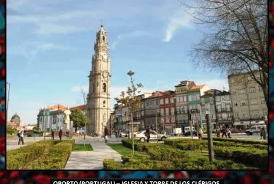 OPORTO (PORTUGAL) - IGLESIA/TORRE DE LOS CLÃ‰RIGOS