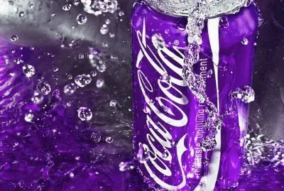 Awesome Purple Coca Cola jigsaw puzzle