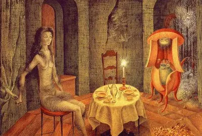 Remedios Varo, Visita Inesperada (1958)