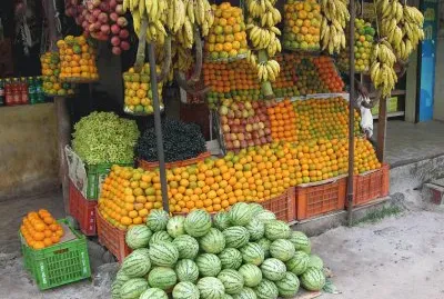 פאזל של Fruit stand, India