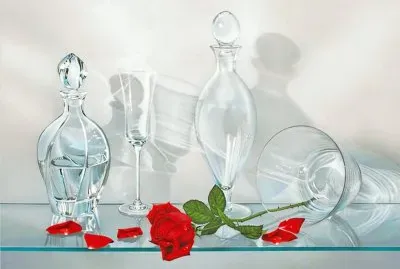 bodegon de cristal jigsaw puzzle